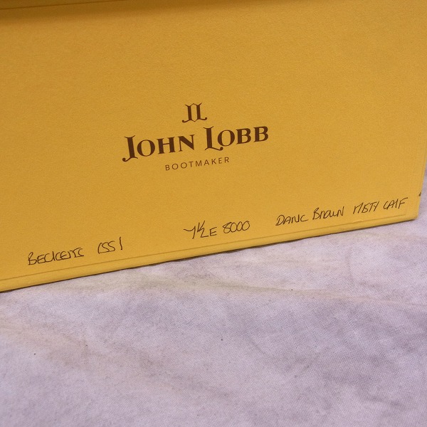 実際に弊社で買取させて頂いたJOHN LOBB/ジョンロブ BECKETTS/ベケッツ レザーシューズ 7-1/2 8000の画像 6枚目