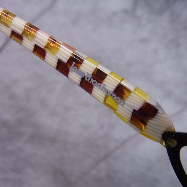 実際に弊社で買取させて頂いたless than human/レスザンヒューマン メガネフレーム フルリムOkaode/9610ｍの画像 4枚目