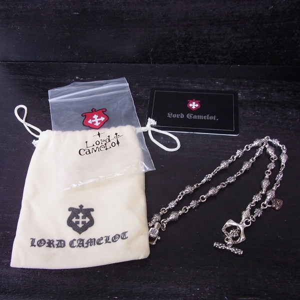 実際に弊社で買取させて頂いた【ギャラ付】Lord Camelot/ロードキャメロット　 クロス&バレルリンク デザインチェーン LC-1006SAP50 50cmの画像 7枚目