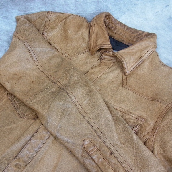 実際に弊社で買取させて頂いたBUFFALO BOBS/バッファローボブズ シープレザージャケット/1の画像 9枚目