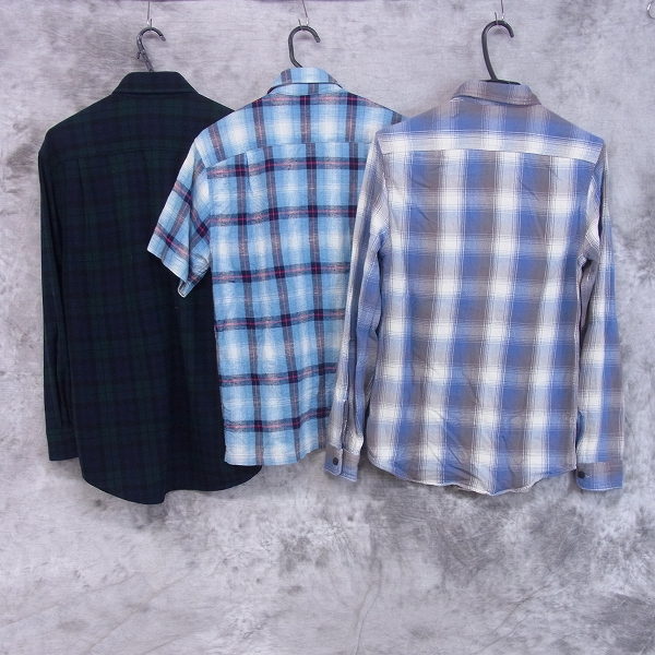 実際に弊社で買取させて頂いたダブルアールエル/ブルーブルー/ペンドルトン チェックシャツ 3点セットの画像 1枚目