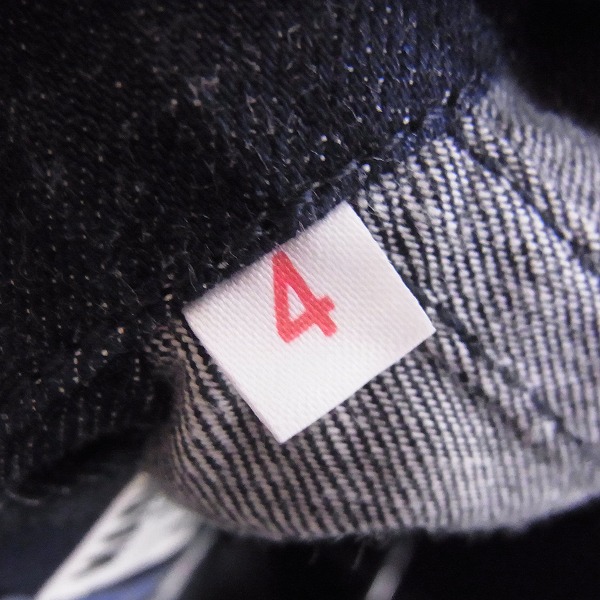 実際に弊社で買取させて頂いたBLUEBLUE JAPAN/ブルーブルー 日本製 水玉 長袖デニムシャツ/XLの画像 3枚目