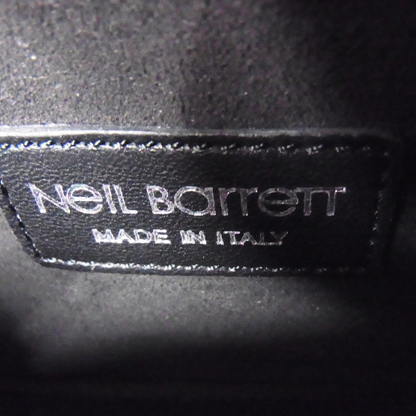 実際に弊社で買取させて頂いたNeil Barrett/ニールバレット ラウンドジップキルティング ウォレット/ポーチ 2点セットの画像 6枚目
