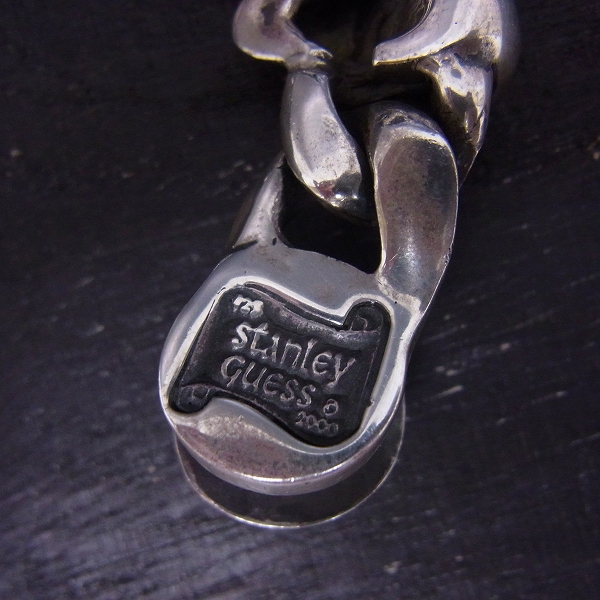 実際に弊社で買取させて頂いたSTANLEY GUESS/スタンリーゲス スカルリンクw/スカル クラシッククリップブレスレットの画像 2枚目