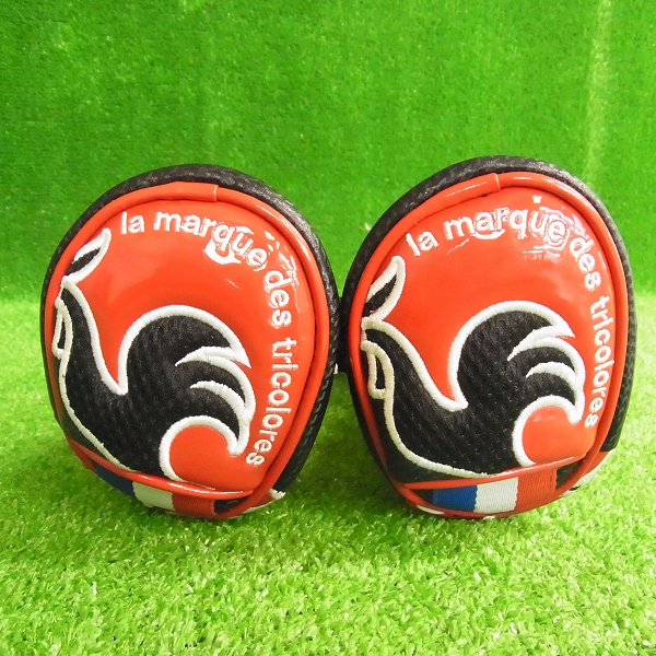 実際に弊社で買取させて頂いたLe coq sportif/ルコック ヘッドカバー2点セット QQ4308 ユーティリティ用 ブラックの画像 1枚目