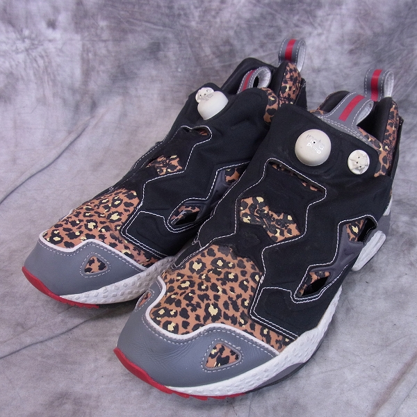 reebok insta pump fury leopard