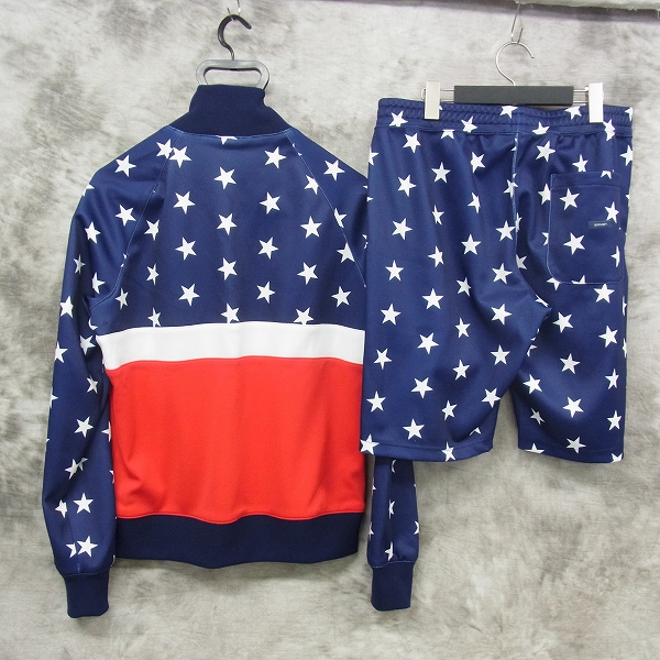 実際に弊社で買取させて頂いたSOPHNET/ソフネット STAR TRAINING BLOUSON/スター/星柄 セットアップの画像 1枚目