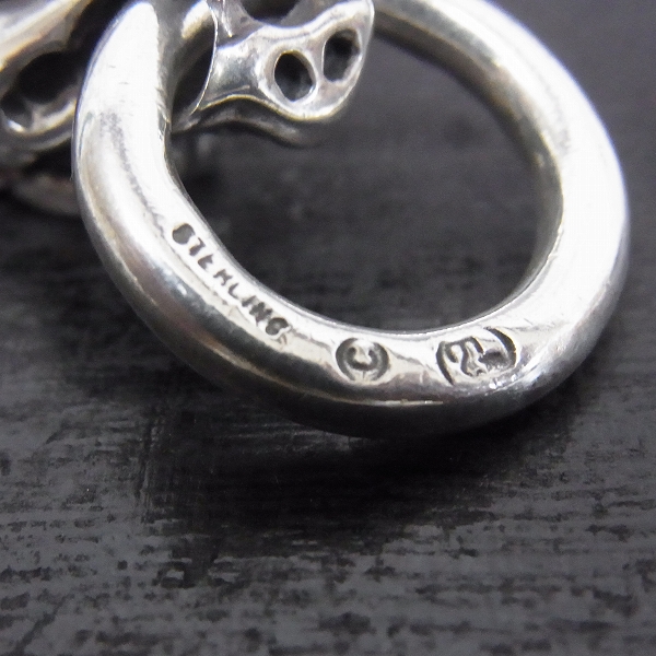 実際に弊社で買取させて頂いたTRAVIS WALKER/トラヴィスワーカー ガーゴイルwダブルクロスリングｗ/2ストーンアイズ ペンダントの画像 5枚目