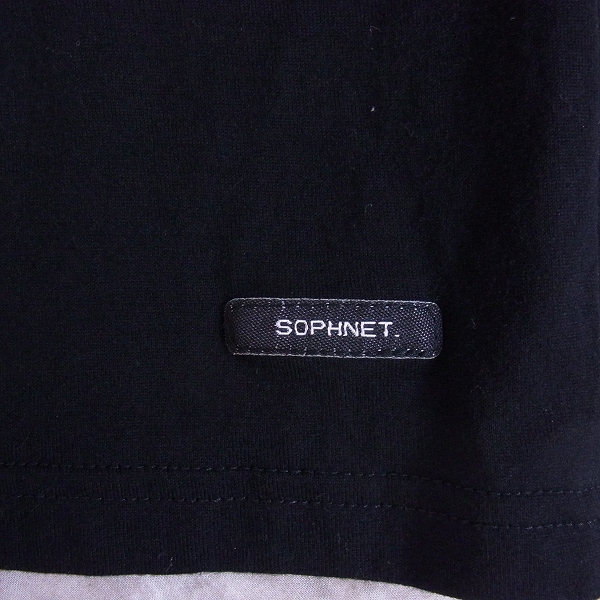 実際に弊社で買取させて頂いたSOPHNET/ソフネット SQUARE BAR LOGO TEE/ロゴTシャツ SOPH-160120/Sの画像 5枚目