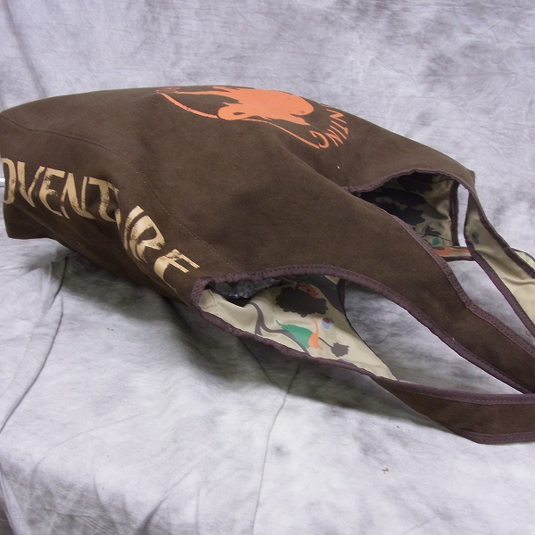 実際に弊社で買取させて頂いた【未使用】HUNTING WORLD/ハンティングワールド リバーシブル スエード/ナイロントートバッグの画像 3枚目