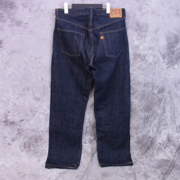実際に弊社で買取させて頂いたSUGAR CANE/シュガーケーン USA製 1966モデル セルビッチ ストレートデニム ｗ34の画像 1枚目