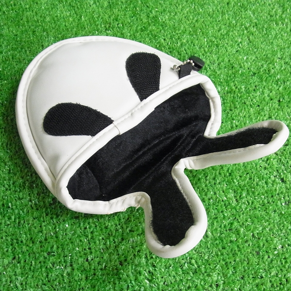 実際に弊社で買取させて頂いたLe coq sportif/ルコック ヘッドカバー3点セット QQ4238 フェアウェイウッド用+マレット型パター用 ホワイトの画像 8枚目