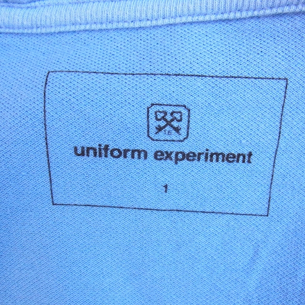 実際に弊社で買取させて頂いたuniform experiment/ユニフォームエクスペリメント ボーダーパーカー/1の画像 2枚目