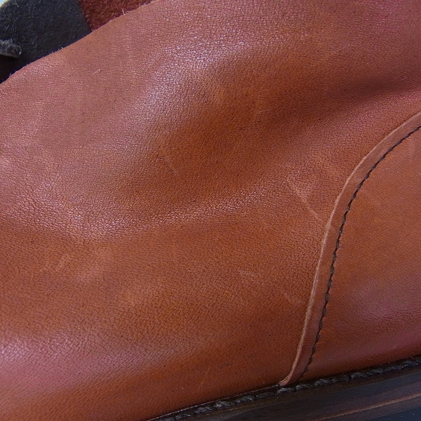 実際に弊社で買取させて頂いたSHIPS/シップス ホース レザー プレーントゥ チャッカブーツ/26の画像 7枚目