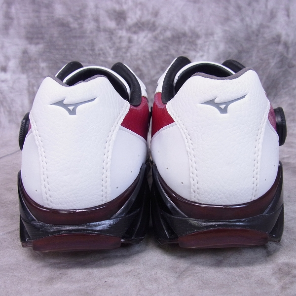 実際に弊社で買取させて頂いたMizuno/ミズノ ゴルフシューズ GENEM 005 Boa EE/ジェネム005ボア EE 51GP150192 24.5cm ホワイト/レッドの画像 1枚目