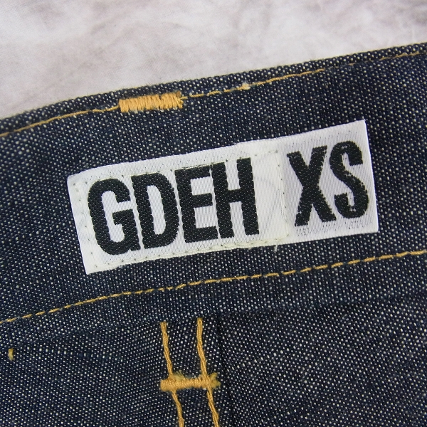 実際に弊社で買取させて頂いたGDEH/グッドイナフ　ペインターパンツ デニム/XSの画像 2枚目