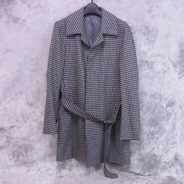 実際に弊社で買取させて頂いたEDIFICE/エディフィス 千鳥格子 ウール シングルコート/42