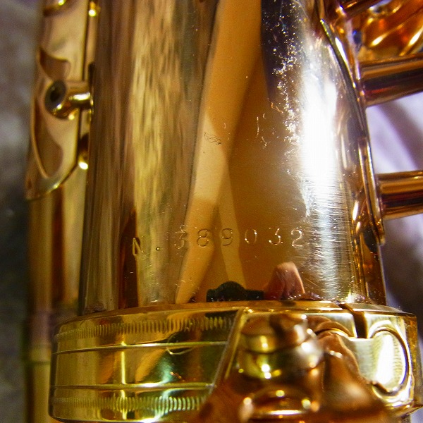 実際に弊社で買取させて頂いた★SELMER/セルマー 1986年製 SUPER ACTION SERIE Ⅱ アルトサックス ケース付の画像 7枚目