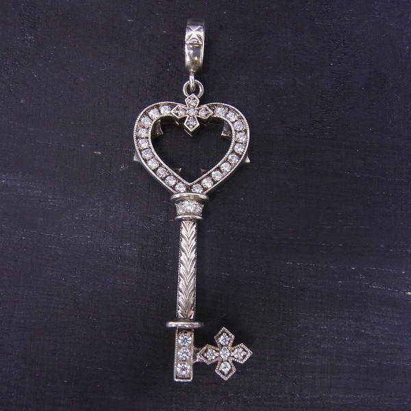 実際に弊社で買取させて頂いたLoree Rodkin/ローリーロドキン ゴシックプリンセスハートキーペンダントの画像 1枚目
