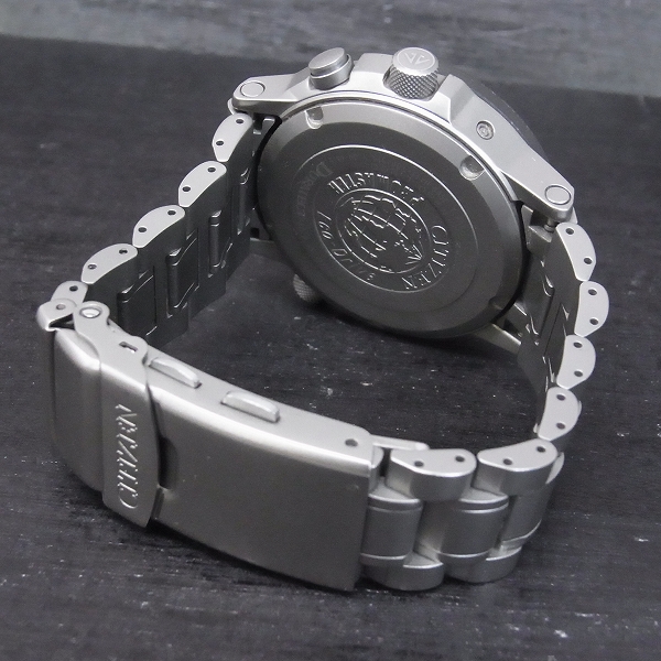 実際に弊社で買取させて頂いたCITIZEN/シチズン エコドライブ プロマスター チタン製 H411-T004911の画像 2枚目