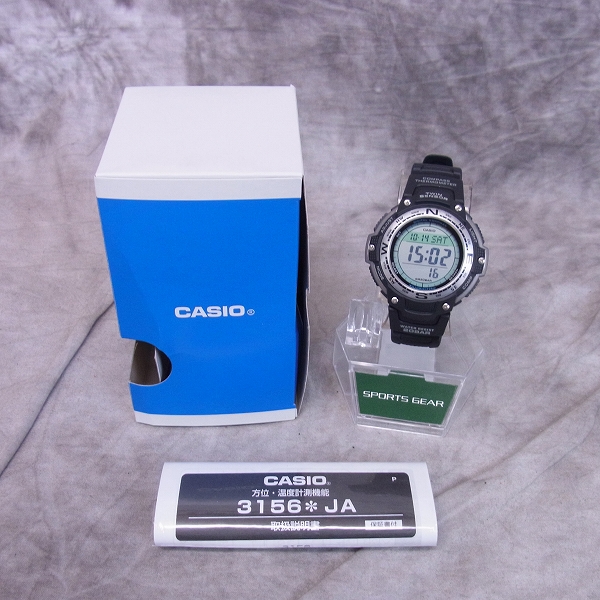 CASIO/カシオ ツインセンサー スポーツギア デジタル 腕時計 SGW-100J ...