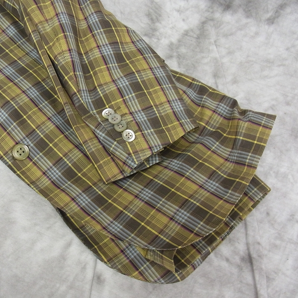 実際に弊社で買取させて頂いたETRO/エトロ チェック柄テーラードジャケット/46の画像 7枚目