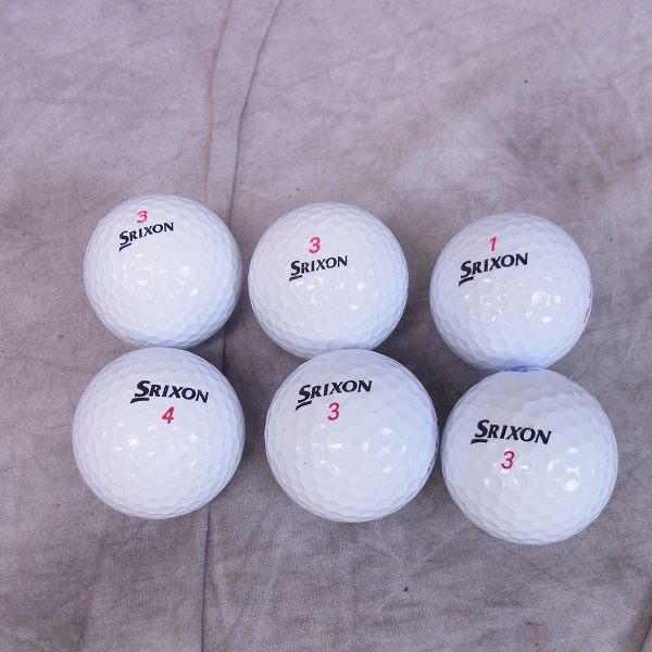 実際に弊社で買取させて頂いたDUNLOP/ダンロップ SRIXON/タイトリスト等 ゴルフボール 24個まとめての画像 1枚目