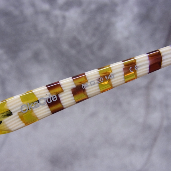 実際に弊社で買取させて頂いたless than human/レスザンヒューマン メガネフレーム フルリムOkaode/9610ｍの画像 5枚目