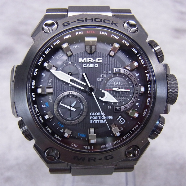 実際に弊社で買取させて頂いたG-SHOCK/Gショック MRG/MR-G GPS ハイブリッド 電波ソーラー チタン MRG-G1000B-1AJRの画像 1枚目