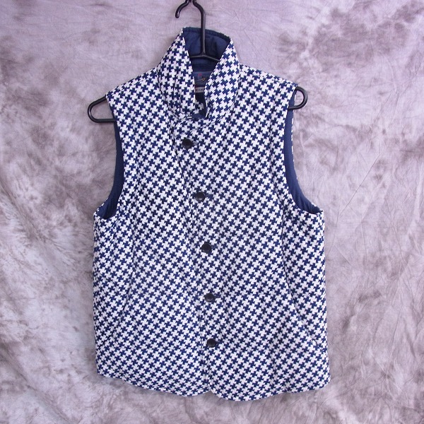 実際に弊社で買取させて頂いたBLUEBLUE JAPAN/ブルーブルー 日本製 総柄 中綿ベスト/M