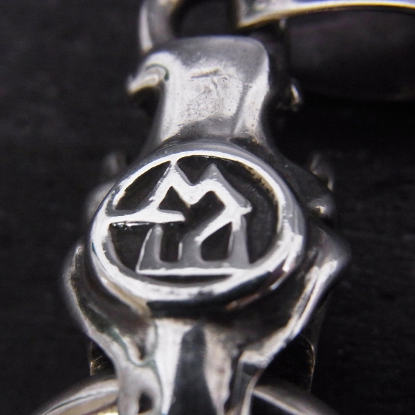 実際に弊社で買取させて頂いたTRAVIS WALKER/トラヴィスワーカー ガーゴイルwダブルクロスリングｗ/2ストーンアイズ ペンダントの画像 4枚目