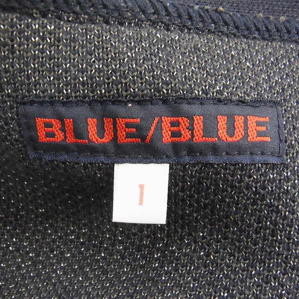 実際に弊社で買取させて頂いたBLUEBLUE/ブルーブルー 総柄 カーディガン 1の画像 2枚目