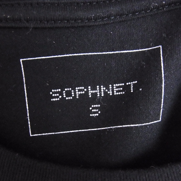 実際に弊社で買取させて頂いたSOPHNET/ソフネット SQUARE BAR LOGO TEE/ロゴTシャツ SOPH-160120/Sの画像 2枚目