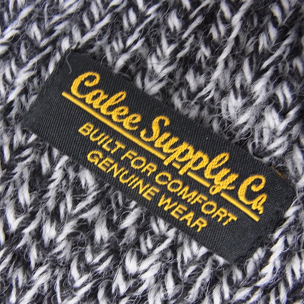 実際に弊社で買取させて頂いたCALEE/キャリー ニットマフラー/グレーの画像 2枚目