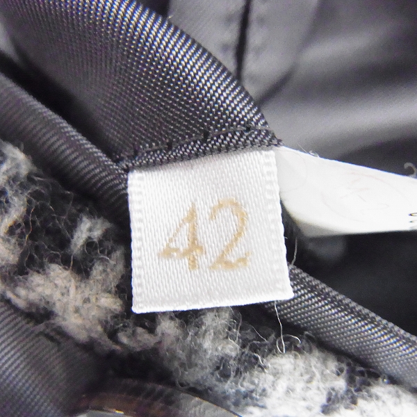 実際に弊社で買取させて頂いたEDIFICE/エディフィス 千鳥格子 ウール シングルコート/42の画像 3枚目