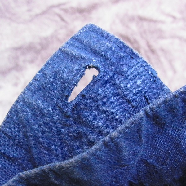 実際に弊社で買取させて頂いたBLUEBLUE JAPAN/ブルーブルー 日本製 長袖デニムシャツ/Mの画像 4枚目