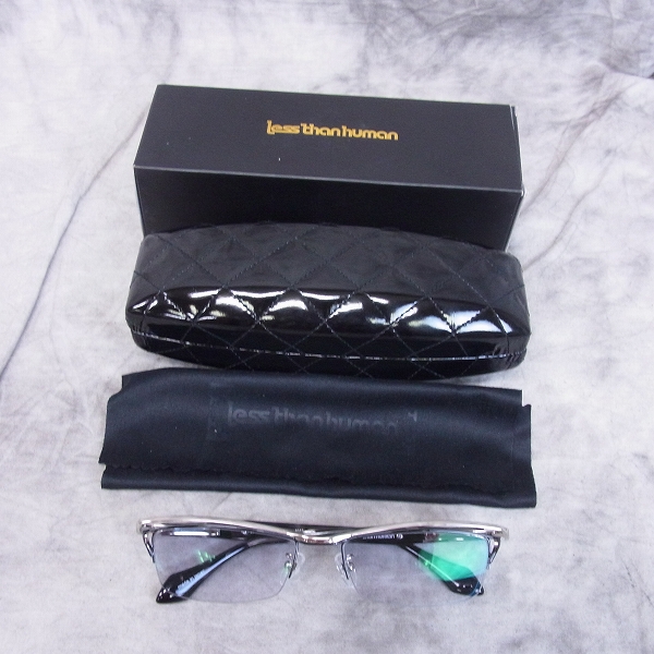 実際に弊社で買取させて頂いたLess than human/レスザンヒューマン WABI/ワビ 1010 眼鏡の画像 7枚目
