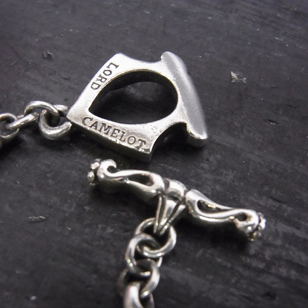 実際に弊社で買取させて頂いたLord Camelot/ロードキャメロット ガーネット付ネックレスチェーン LC-1002Aの画像 2枚目