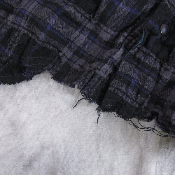 実際に弊社で買取させて頂いたLGB/ルグランブルー ロングチェックシャツ SHIRT-G/TIPI/M 2の画像 6枚目