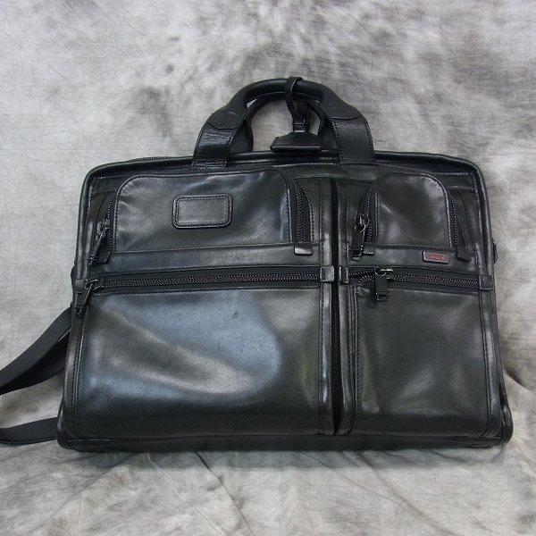 TUMI/トゥミ レザー ブリーフケース 2WAY仕様 ALPHA 2 BUSINESS 96114