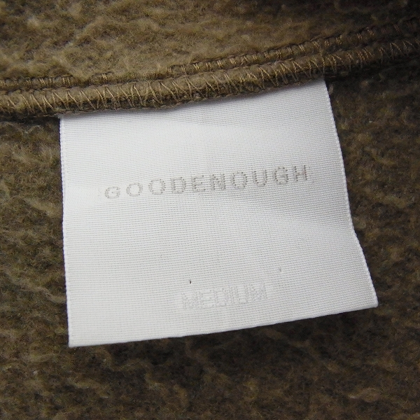 実際に弊社で買取させて頂いたGOODENOUGH/グッドイナフ ジップアップパーカー/Mの画像 2枚目