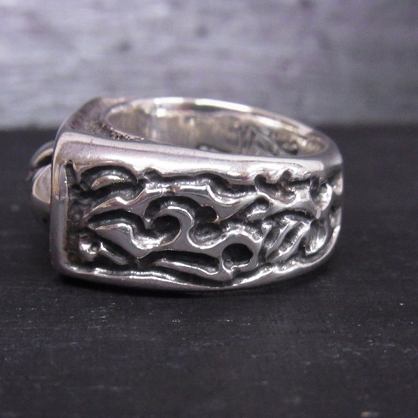 実際に弊社で買取させて頂いた【Ltd証明書】TRAVIS WALKER/トラヴィスワーカー ダブルクロス トライバルクロスリング #19/18号の画像 2枚目