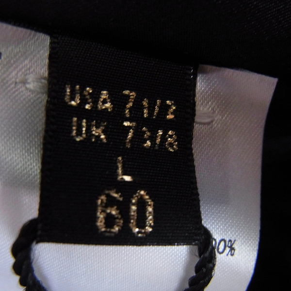 実際に弊社で買取させて頂いた【未使用】Borsalino/ボルサリーノ ウール ハンチング/キャスケット 60/L レッド系の画像 7枚目