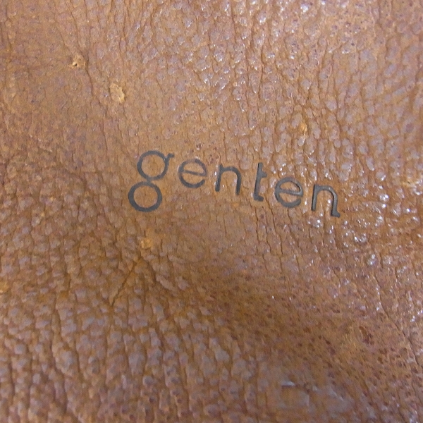 実際に弊社で買取させて頂いたgenten/ゲンテン ミニ レザーハンドバッグ/ポーチ 2点セットの画像 6枚目