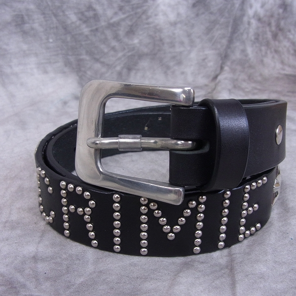 実際に弊社で買取させて頂いたCRIMIE/クライミー レザー スター スタッズベルト/30