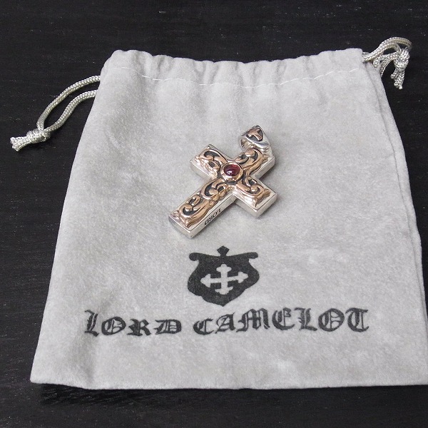 実際に弊社で買取させて頂いたLord Camelot/ロードキャメロット　 SVOXD GNT L/ソードクロス リバーシブルペンダント w/ガーネット LC-173r GNの画像 7枚目