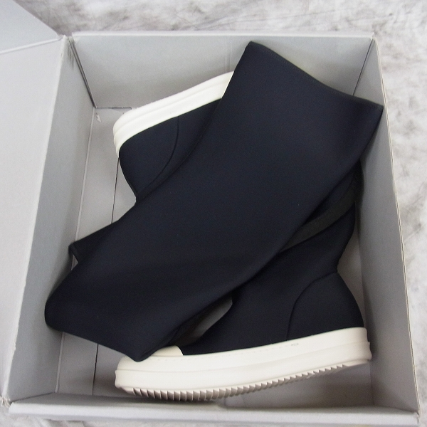 実際に弊社で買取させて頂いたRick Owens DRKSHDW/リックオウエンス ダークシャドウ ストッキングスニーカー DS17F2809 STNP/35の画像 7枚目
