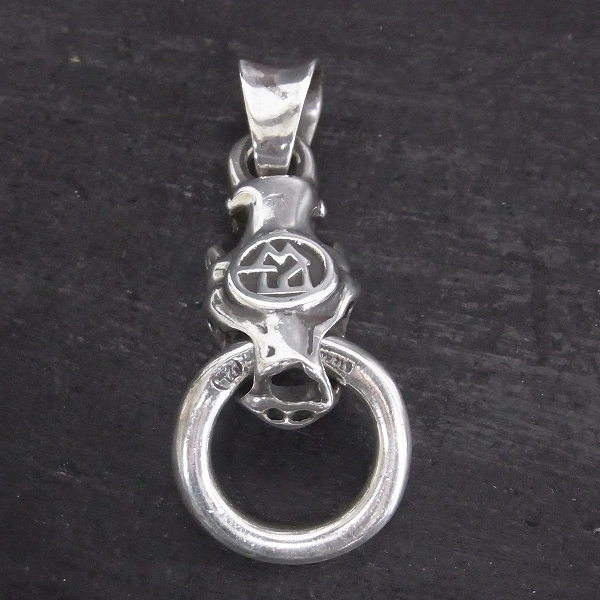 実際に弊社で買取させて頂いたTRAVIS WALKER/トラヴィスワーカー ガーゴイルwダブルクロスリングｗ/2ストーンアイズ ペンダントの画像 2枚目