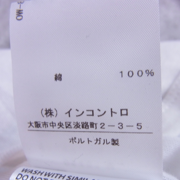 実際に弊社で買取させて頂いたANN DEMEULE MEESTER/アンドゥムルメステール ポピープリント ハーフスリーブカットソー XXSの画像 4枚目