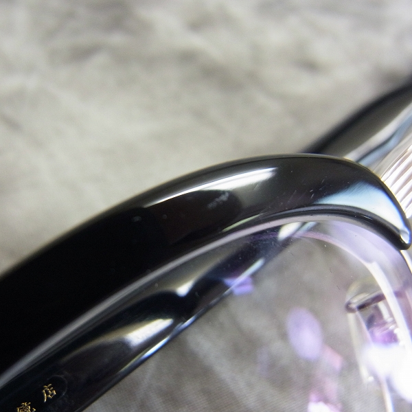 実際に弊社で買取させて頂いた白山眼鏡店/ハクサンガンキョウテン サーモント フルリム 度入りの画像 5枚目